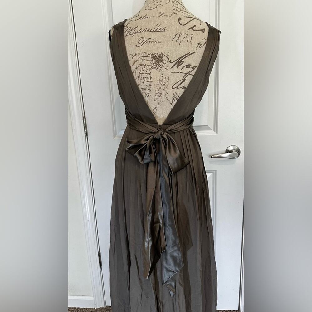 BCBG MaxAzria Grecian Gown Sz 8 Prom Formal Wedding Cosplay Goddess Bridesmaid - Picture 8 of 16